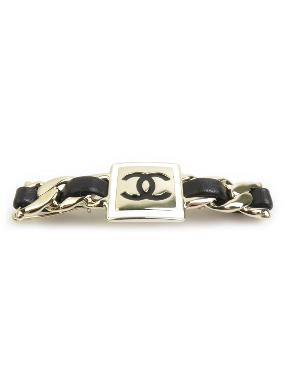Auth Chanel Cc Logo Hair Clip Pin #293903C40B